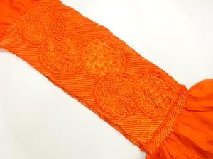 正絹　絞り　帯揚げ